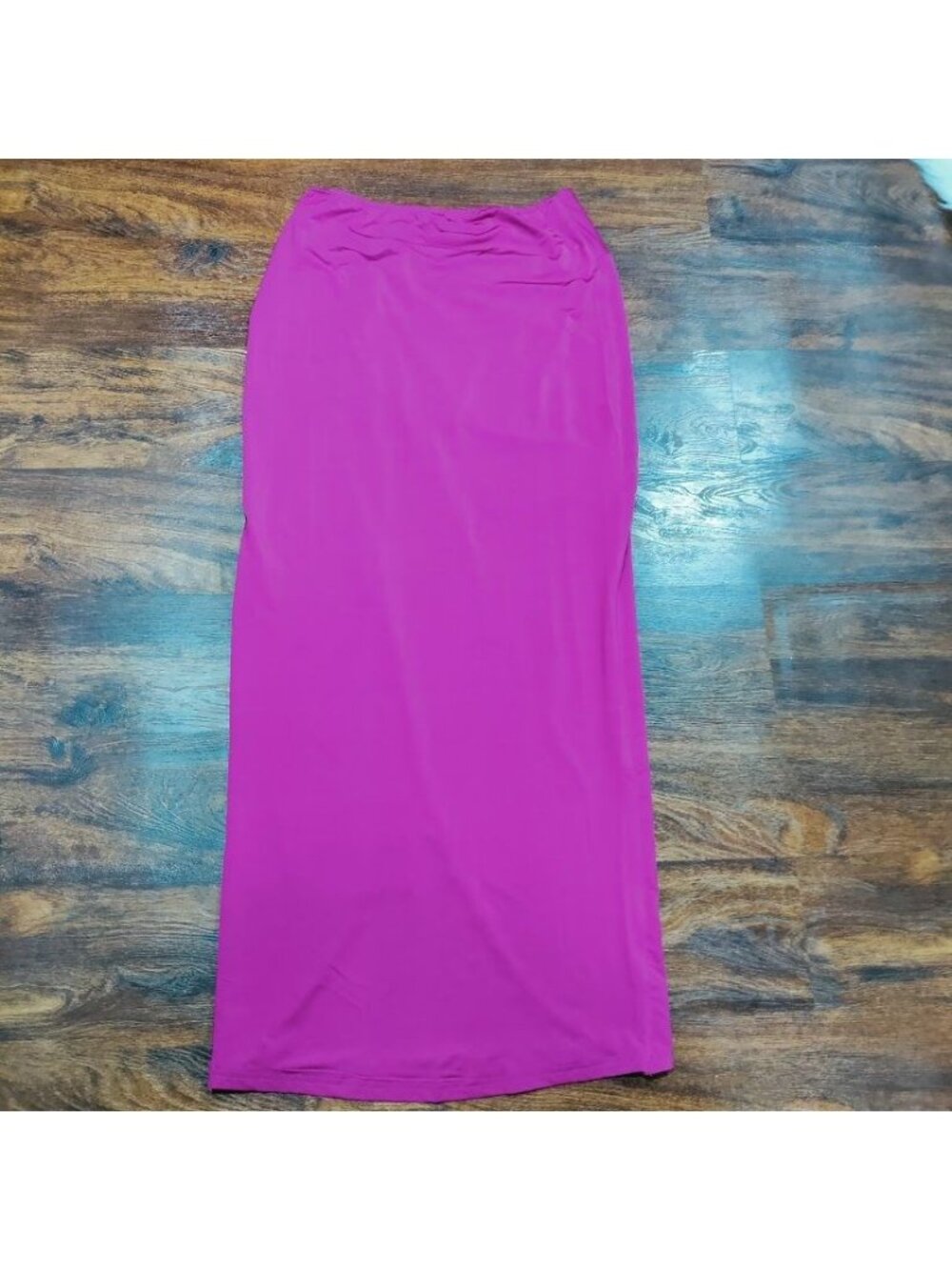 Showpo.  Fuchsia Drapey With Front Knot Long Side Slit Maxi Skirt Women's Size 8 - Picture 3 of 8